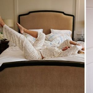 Djerf Avenue x Sofia Richie Go Slow Pants - Holiday Bow